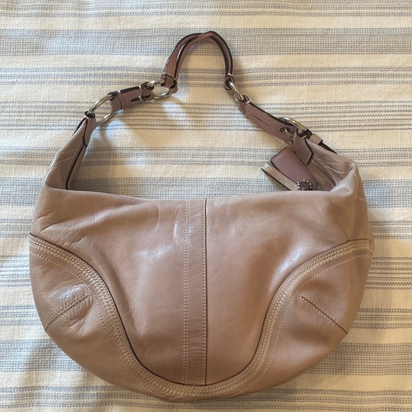 Coach Handbags - Coach Purple Lavender Light Pink Mauve Crescent Hobo circa 2003